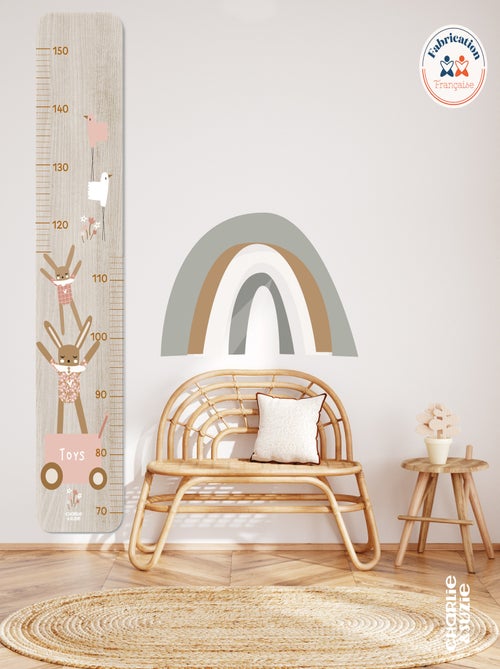 Toise en Bois Toises Lapin Doudou rose - Kiabi