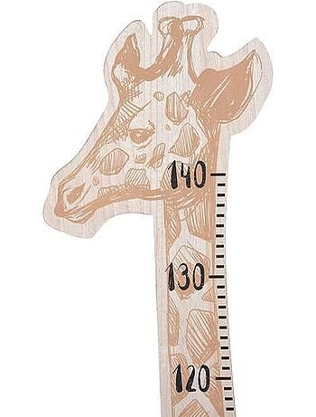Toise enfant en bois Girafe