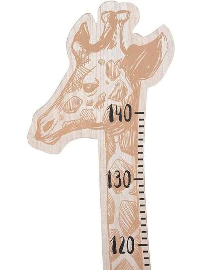Toise enfant en bois Girafe Beige - Kiabi