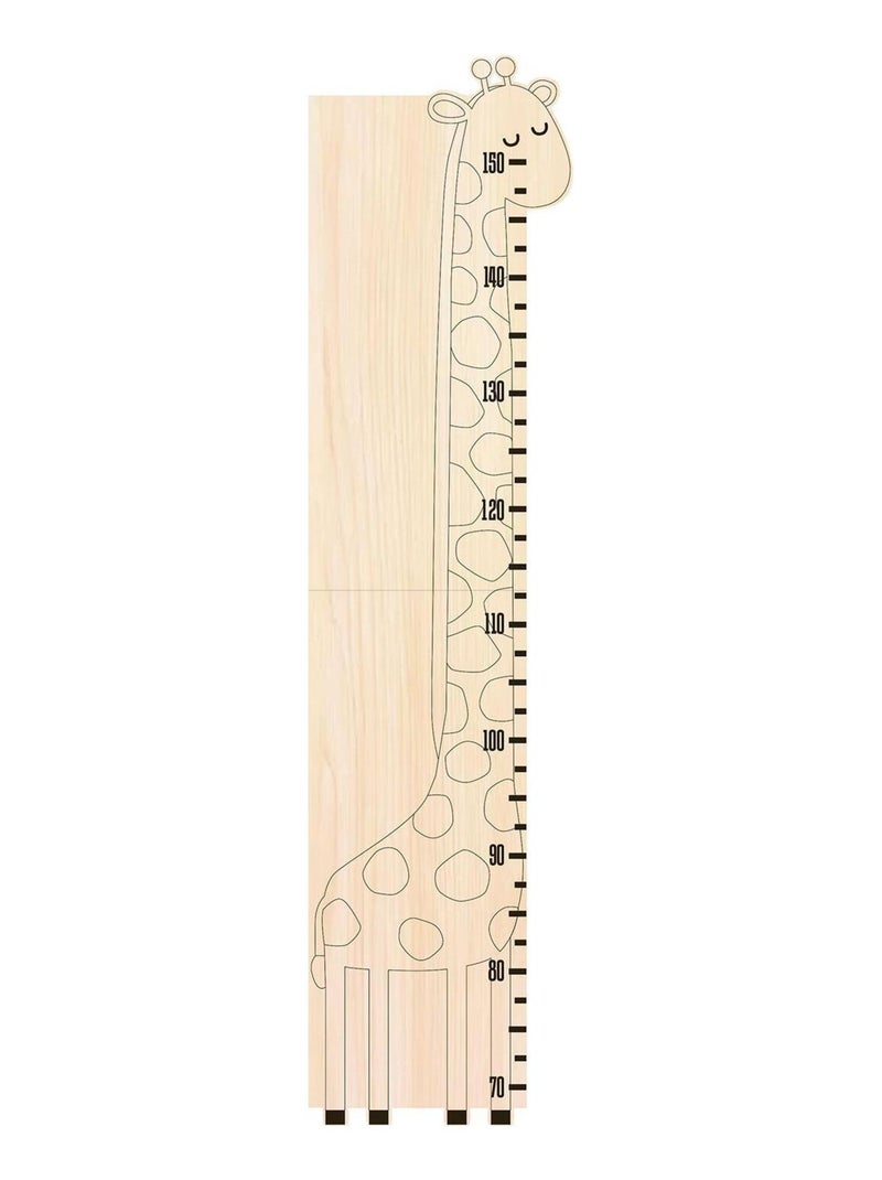 Toise girafe en bois - Artemio Beige - Kiabi