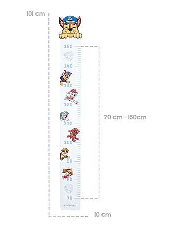 Toise murale en bois motif chien 'Paw Patrol' - ROBA