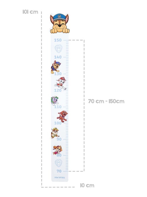 Toise murale en bois motif chien 'Paw Patrol' - ROBA - Kiabi