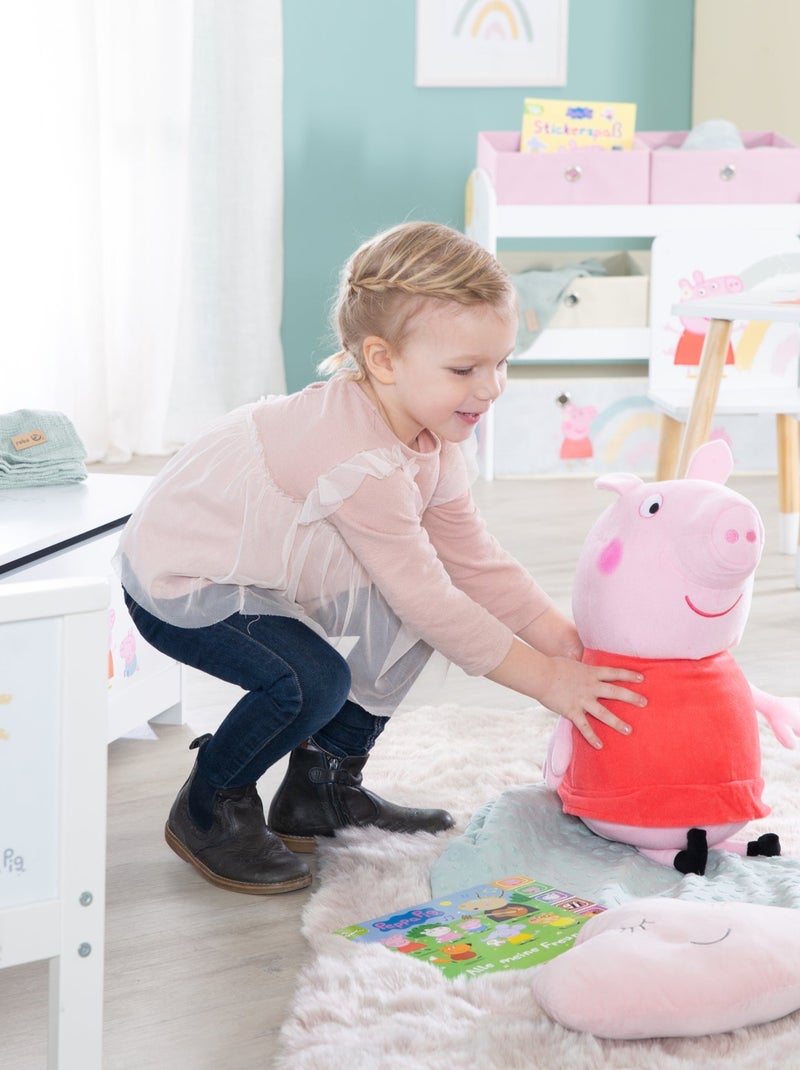 Toise murale en bois 'Peppa Pig' - ROBA Blanc Rose - Kiabi