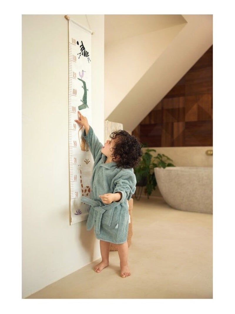 Toise murale Jungle Jambo en coton Blanc - Kiabi