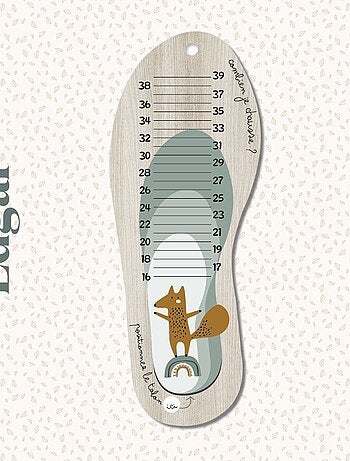 Toise pédimètre en bois Edgar Renard