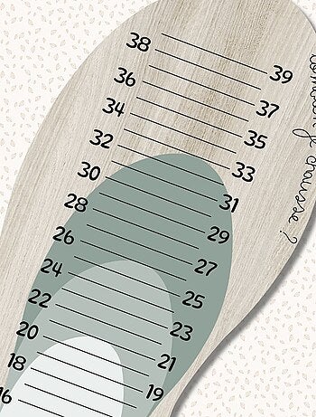 Toise pédimètre en bois Edgar Renard