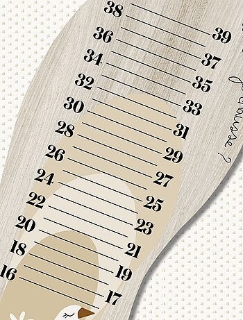 Toise pédimètre en bois Lili-Rose