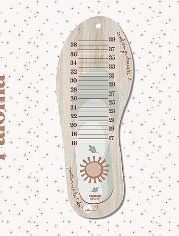 Toise pédimètre en bois Paloma