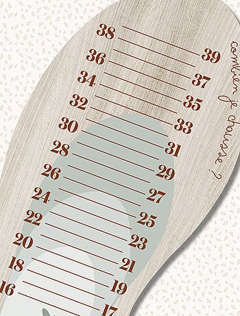 Toise pédimètre en bois Paloma