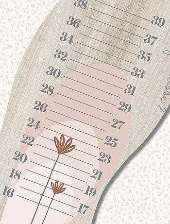 Toise pédimètre en bois Sofia Éléphant