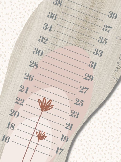 Toise pédimètre en bois Sofia Éléphant - Kiabi