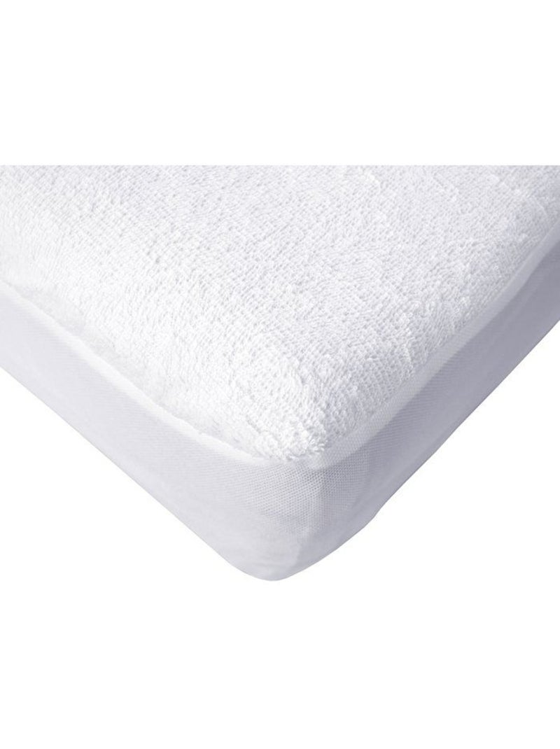 Toison d'or - alèse housse imperméable - transalese éponge 100 % coton - 90 x 200 cm Blanc - Kiabi