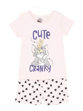 Tom et Jerry - Ensemble ​​T-shirt short Imprimé Tom Et Jerry