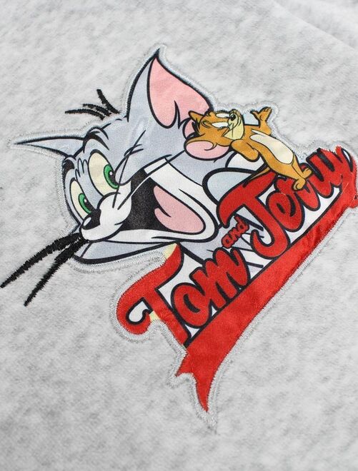 Tom et Jerry - Grenouillere bébé garçon imprimé Tom et Jerry en coton - Kiabi