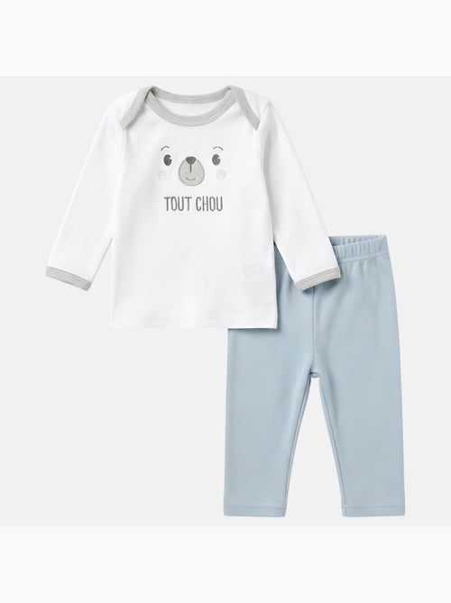Tom Kids - Coffret naissance pour bébé gris avec accessoires - Kiabi