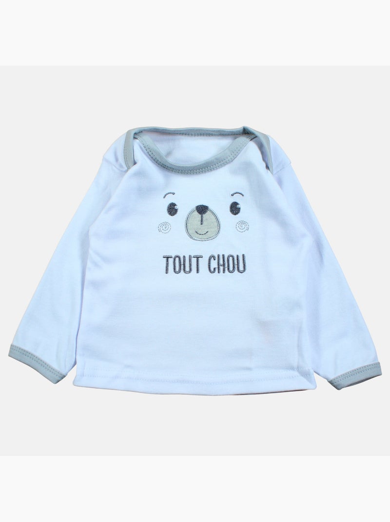 Tom Kids - Coffret naissance pour bébé gris avec accessoires Gris - Kiabi