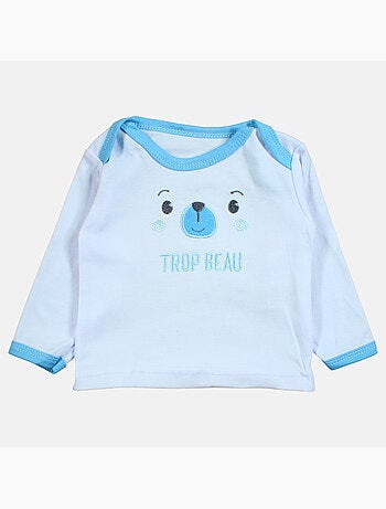 Tom Kids - Coffret naissance pour garçon bleu avec accessoires