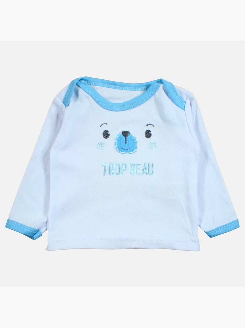 Tom Kids - Coffret naissance pour garçon bleu avec accessoires Bleu - Kiabi