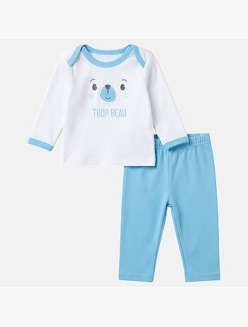 Tom Kids - Coffret naissance pour gar?on bleu avec accessoires