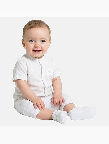 Tom Kids - Ensemble b?b? gar?on pour les c?r?monies chemise manches courtes et pantalon
