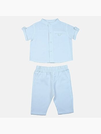 Tom Kids - Ensemble b?b? gar?on pour les c?r?monies chemise manches courtes et pantalon