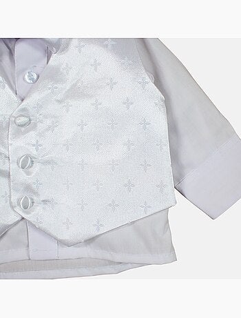 Tom Kids - Ensemble bébé garçon avec chemise gilet short et n?ud papillon