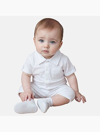 Tom Kids - Ensemble bébé garçon de cérémonie chemise manches courtes et pantalon