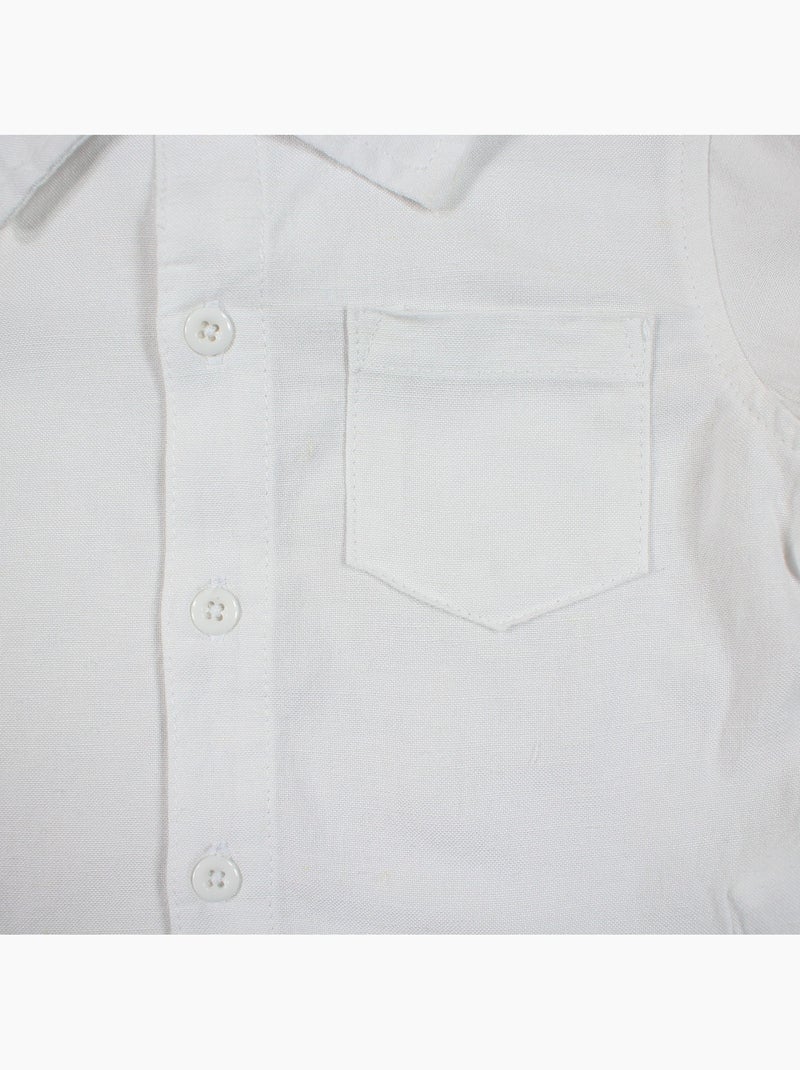 Tom Kids - Ensemble bébé garçon de cérémonie chemise manches courtes et short Blanc - Kiabi