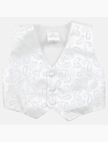 Tom Kids - Ensemble bébé garçon de cérémonie gilet chemise short et noeux papillon