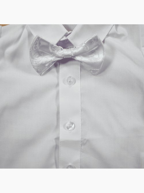 Tom Kids - Ensemble bébé garçon de cérémonie gilet chemise short et noeux papillon - Kiabi