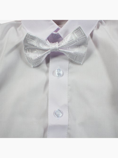 Tom Kids - Ensemble bébé garçon de cérémonie gilet chemise short et noeux papillon - Kiabi