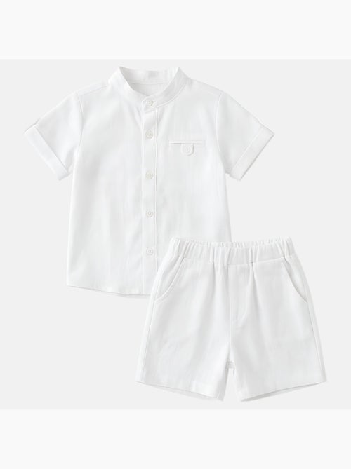 Tom Kids - Ensemble bébé garçon pour cérémonie chemise manches courtes et short - Kiabi
