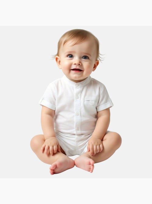 Tom Kids - Ensemble bébé garçon pour cérémonie chemise manches courtes et short - Kiabi