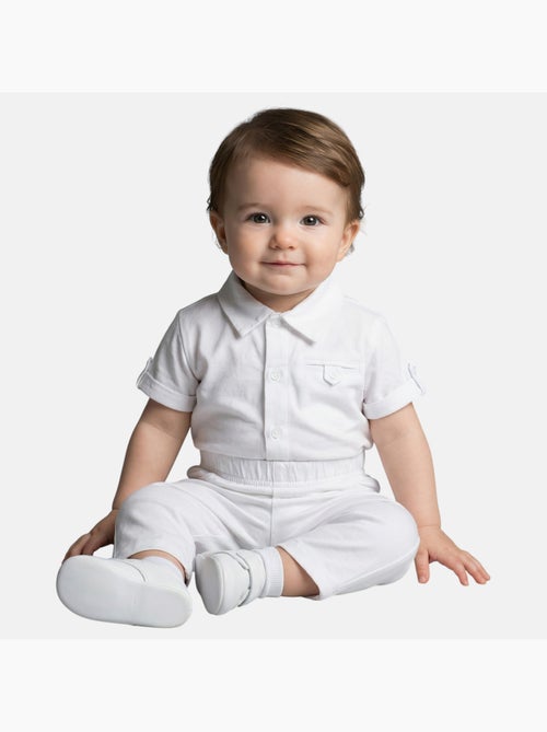 Tom Kids - Ensemble bébé garçon pour cérémonies estivales chemise gilet n?ud papillon et short - Kiabi