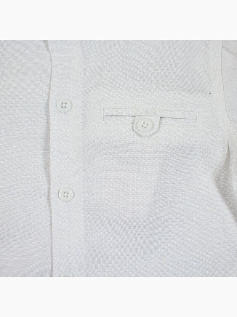 Tom Kids - Ensemble bébé garçon pour les cérémonies chemise manches courtes et pantalon Blanc - Kiabi