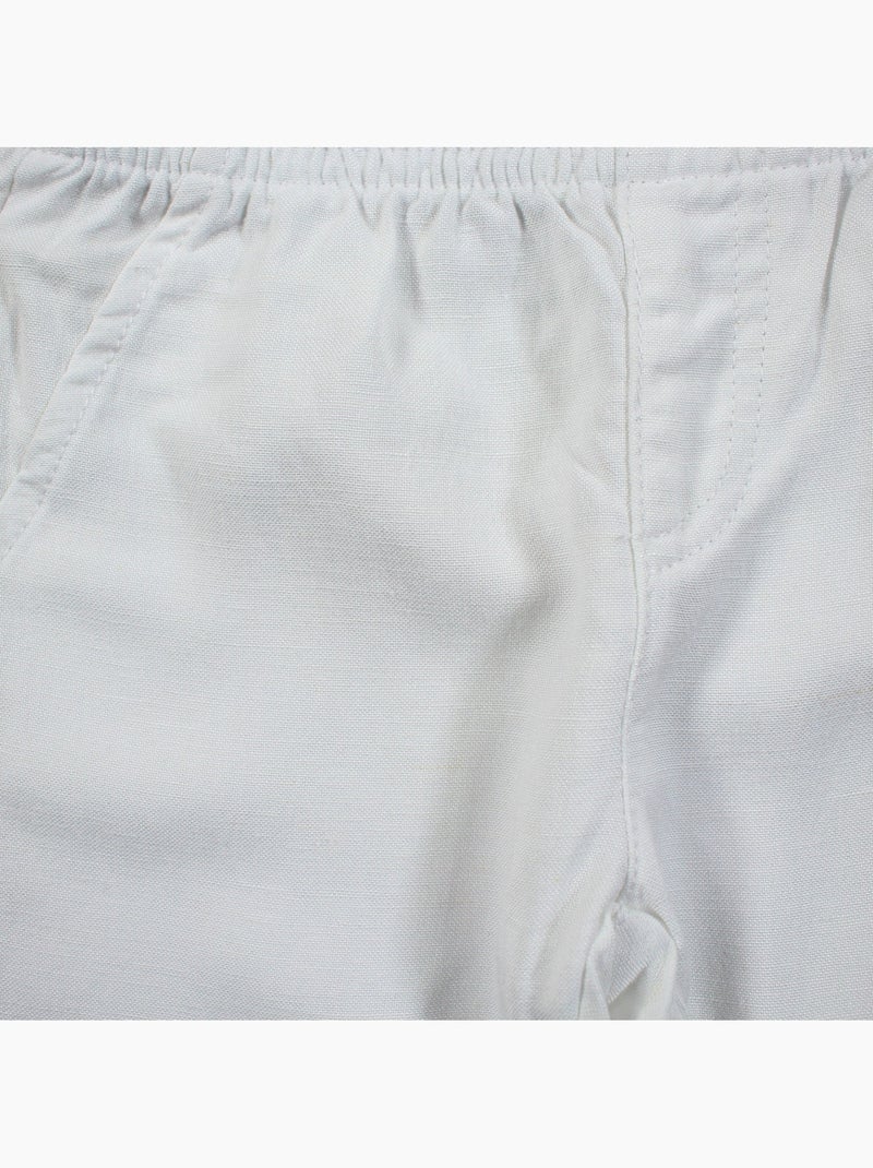 Tom Kids - Ensemble bébé garçon pour les cérémonies chemise manches courtes et pantalon Blanc - Kiabi