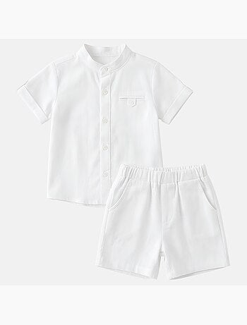 Tom kids - ensemble cérémonie chemise et short