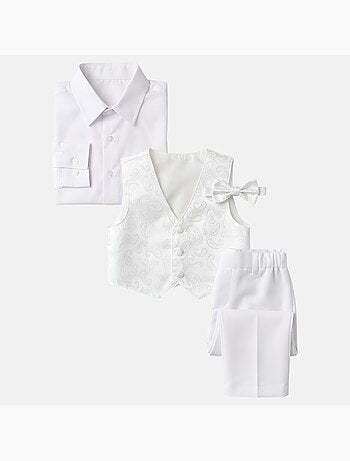 Tom Kids - Ensemble garçon cérémonie chemise manches courtes et short