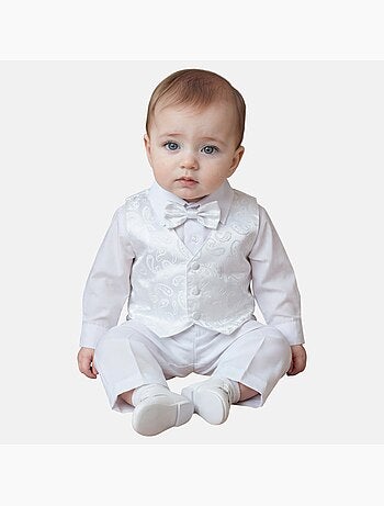 Tom Kids - Ensemble garçon cérémonie chemise manches courtes et short