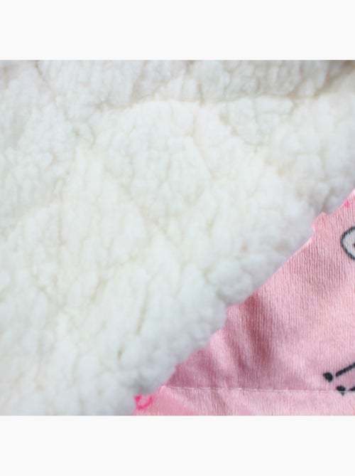 Tom Kids - Plaid bébé à motifs moutons et nuages - Kiabi