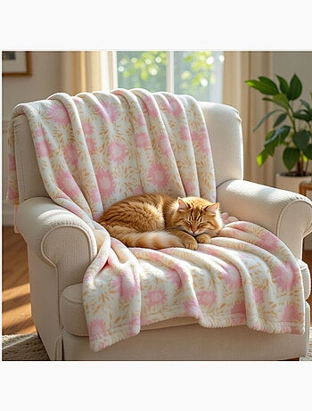 Tom Kids - Plaid bébé cocooning à imprimé -