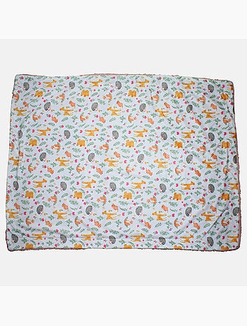 Tom Kids - Plaid doux à motifs animaux de la forêt