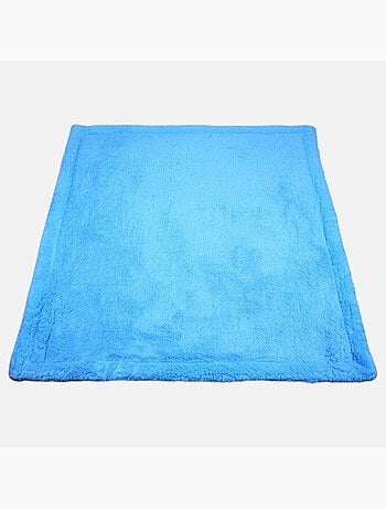 Tom Kids - Plaid doux à motifs éléphants dorés -