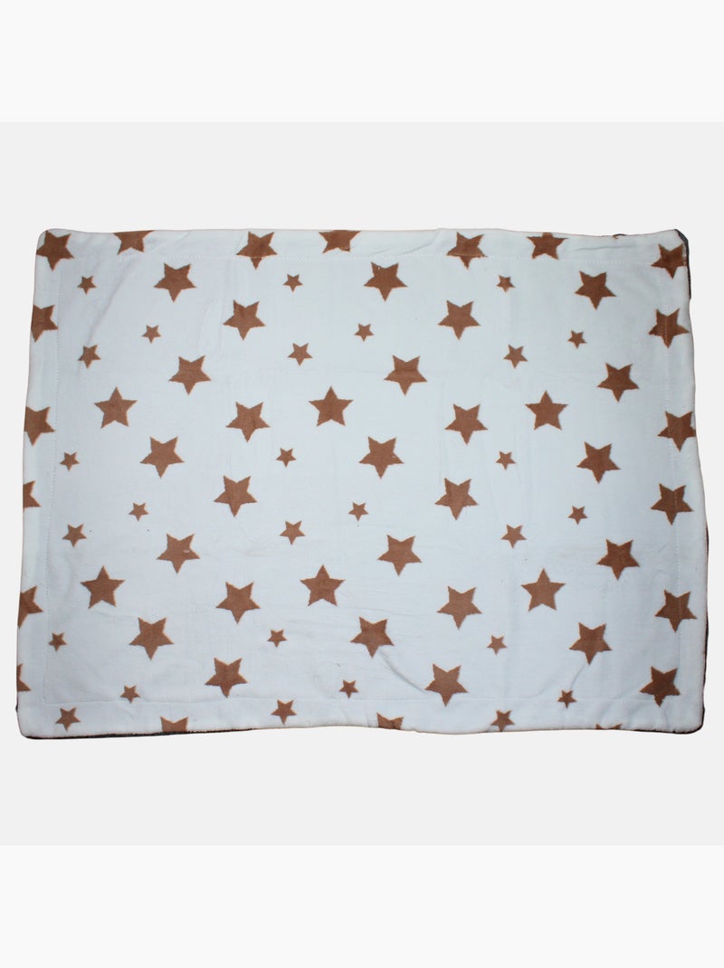 Tom Kids - Plaid doux à motifs étoiles Blanc - Kiabi