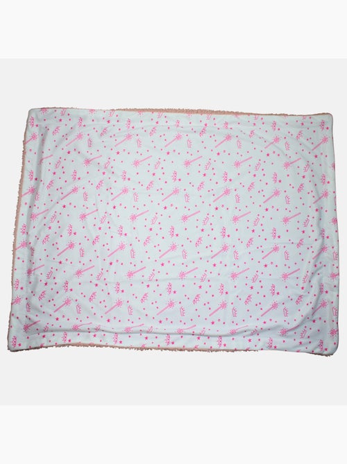 Tom Kids - Plaid doux à motifs étoiles et couronnes - Kiabi