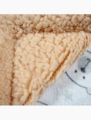 Tom Kids - Plaid doux à motifs oursons