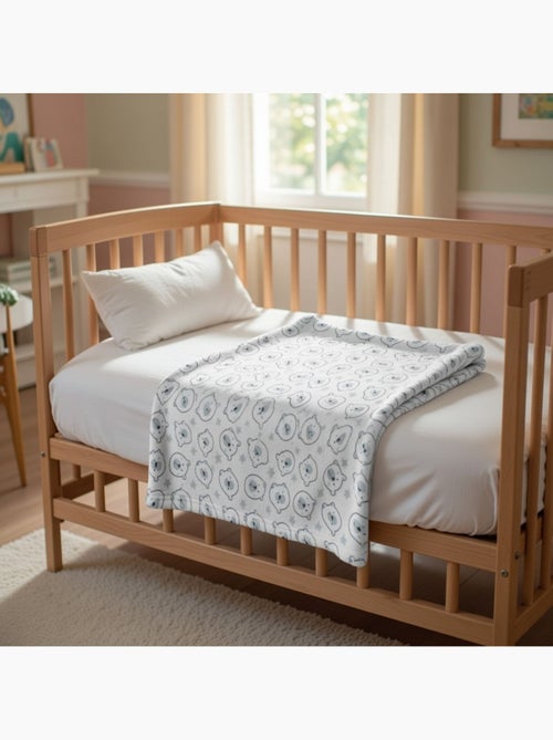 Tom Kids - Plaid doux à motifs oursons - Kiabi