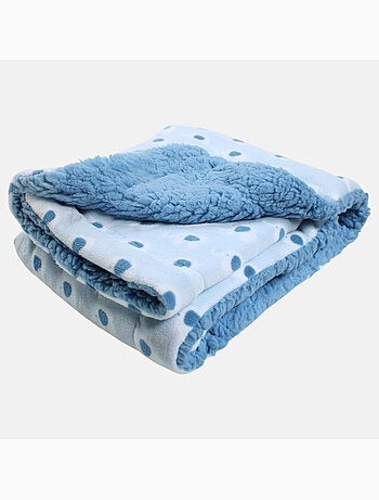 Tom Kids - Plaid doux à motifs petits éléphants