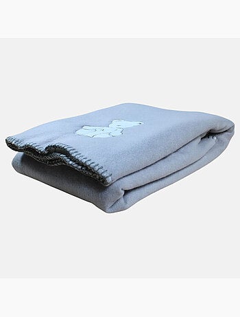 Tom Kids - Plaid doux avec motif ourson -