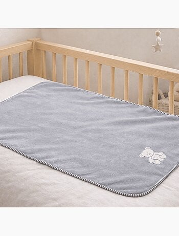 Tom Kids - Plaid doux avec motif ourson